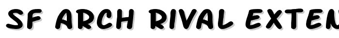 SF Arch Rival Extended Bold font